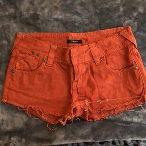 Burnt orange shorts